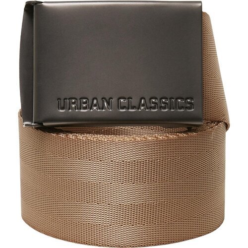 Urban Classics Easy Polyester Belt beige S/M