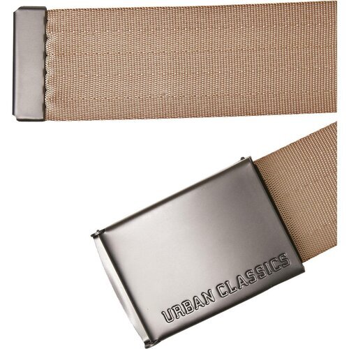 Urban Classics Easy Polyester Belt beige S/M