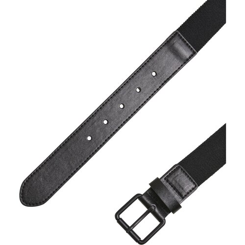 Urban Classics Stretch Basic Belt 2-Pack black/charcoal L/XL