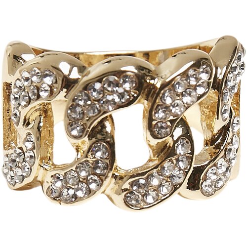 Urban Classics Diamond Ring 3-Pack gold S/M