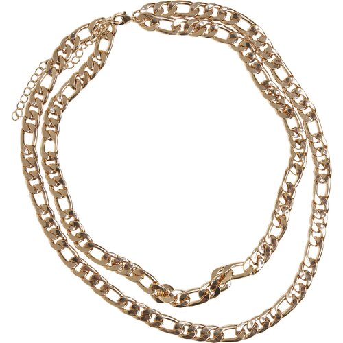 Urban Classics Figaro Layering Necklace gold one size