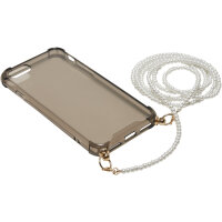 Urban Classics Phonecase with Pearl Necklace  I Phone 6/7/8 black one size