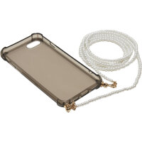 Urban Classics Phonecase with Pearl Necklace  I Phone 6/7/8 black one size