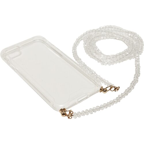 Urban Classics Phonecase with Pearl Necklace  I Phone 6/7/8 transparent one size