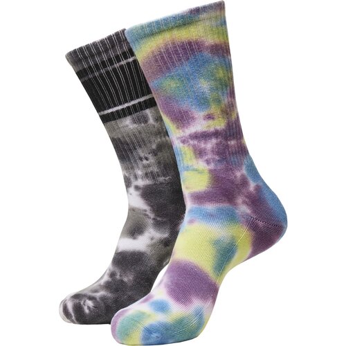 Urban Classics Tie Dye Socks 2-Pack multicolor 43-46