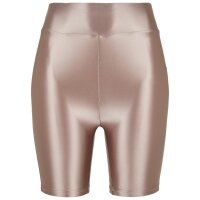 Urban Classics Ladies Highwaist Shiny Metalic Cycle...