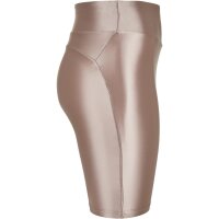 Urban Classics Ladies Highwaist Shiny Metalic Cycle Shorts 2-Pack