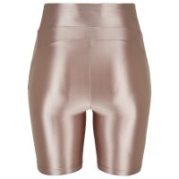 Urban Classics Ladies Highwaist Shiny Metalic Cycle Shorts 2-Pack