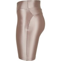 Urban Classics Ladies Highwaist Shiny Metalic Cycle Shorts 2-Pack