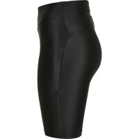 Urban Classics Ladies Highwaist Shiny Metalic Cycle Shorts 2-Pack