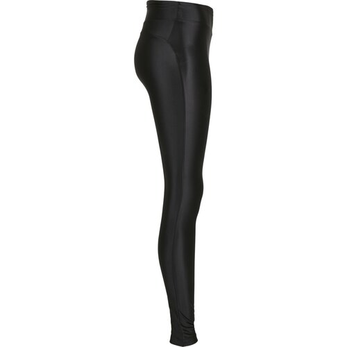 Urban Classics Ladies Highwaist Shiny Metalic Leggings black 3XL