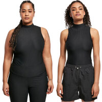 Urban Classics Ladies Sleeveless Rib Turtleneck Body