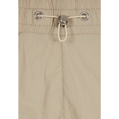 Urban Classics Ladies Crinkle Nylon Shorts concrete XS