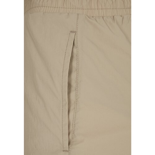 Urban Classics Ladies Crinkle Nylon Shorts concrete XS