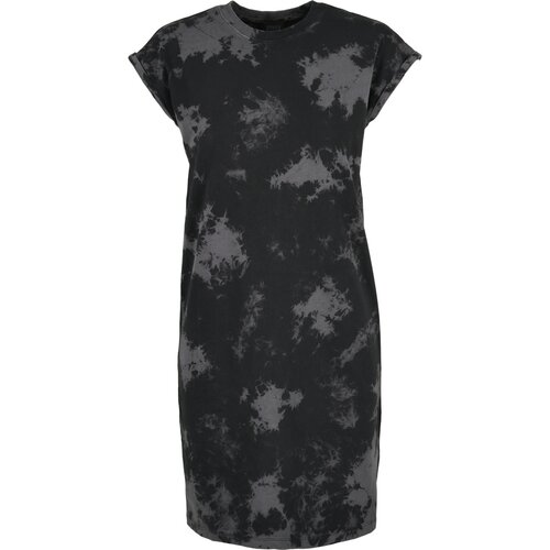 Urban Classics Ladies Bleached Dress black/grey 4XL