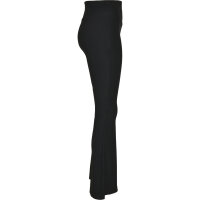 Urban Classics Ladies High Waist Rib Boot Cut Leggings