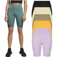 Urban Classics Ladies High Waist Tech Mesh Cycle Shorts