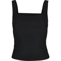 Urban Classics Ladies Squard Neckline Rib Top