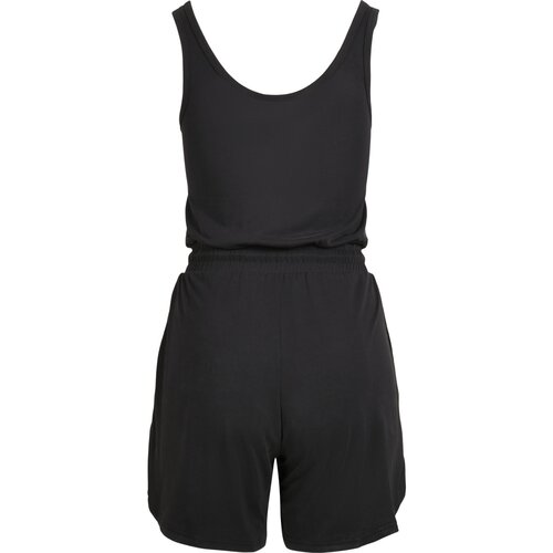 Urban Classics Ladies Short Sleevless Modal Jumpsuit black 3XL