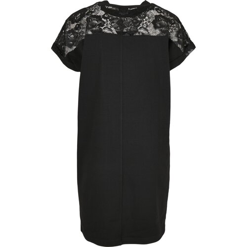 Urban Classics Ladies Lace Tee Dress black M