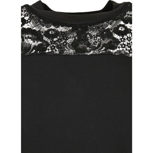 Urban Classics Ladies Lace Tee Dress black M