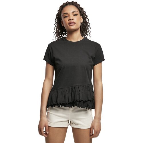 Urban Classics Ladies Organic Volant Tee black S