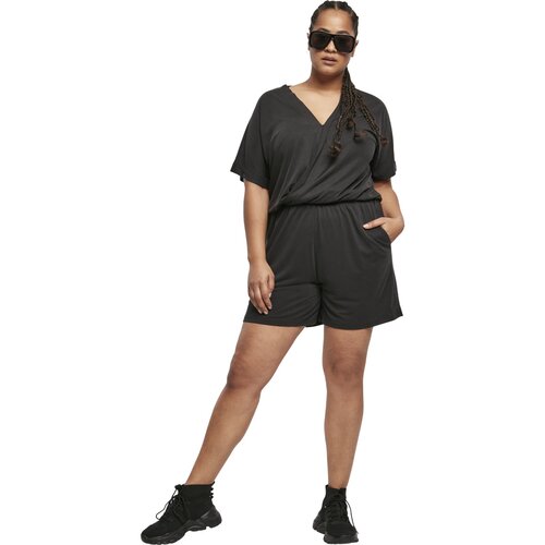 Urban Classics Ladies Short Modal Jumpsuit black 3XL
