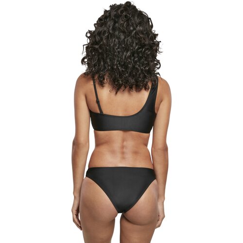 Urban Classics Ladies Recycled Asymmetric Tank Top Bikini  black L