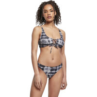 Urban Classics Ladies Lace Up Tie Dye Bikini