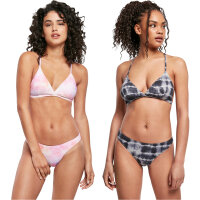 Urban Classics Ladies Tie Dye Triangle Back Bikini