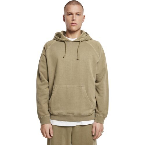 Urban Classics Overdyed Hoody khaki M