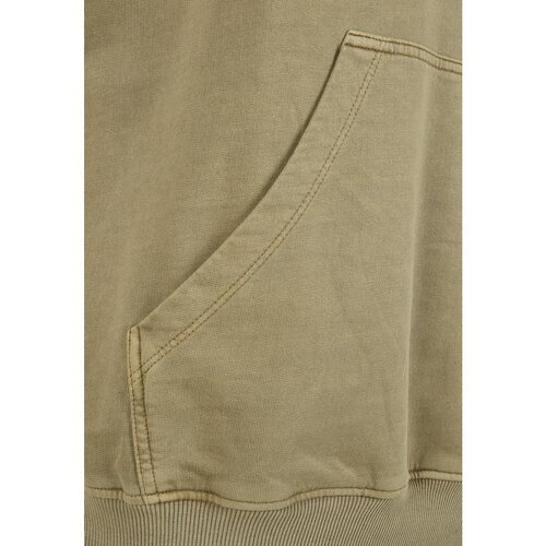 Urban Classics Overdyed Hoody khaki M