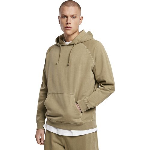 Urban Classics Overdyed Hoody khaki M