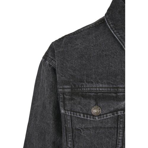 Urban Classics Oversized Denim Jacket black stone washed S