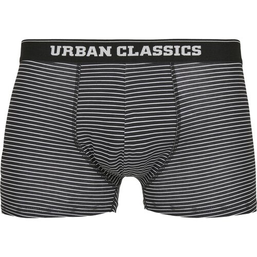 Urban Classics Organic Boxer Shorts 5-Pack m.stripeaop+m.aop+blk+asp+wht 3XL
