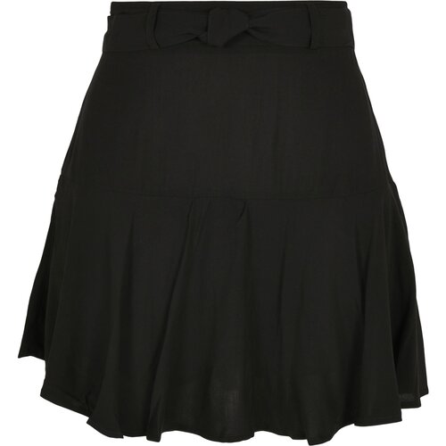 Urban Classics Ladies Viscose Mini Skirt black 3XL