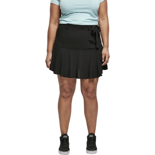 Urban Classics Ladies Viscose Mini Skirt black 3XL