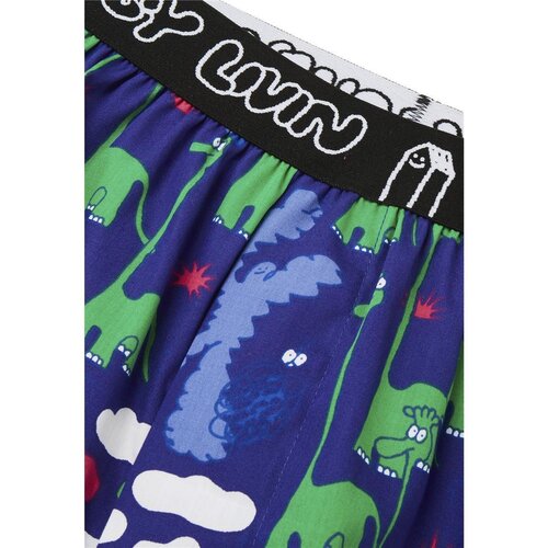 Lousy Livin Brief Boxershorts Dinos 2Pack Lava S