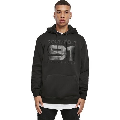 Southpole Southpole Hoody with PU application black S