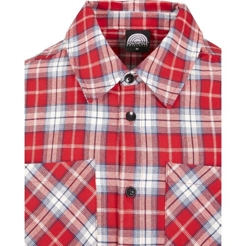 Southpole Spouthpole Checked Woven Shirt SP red L