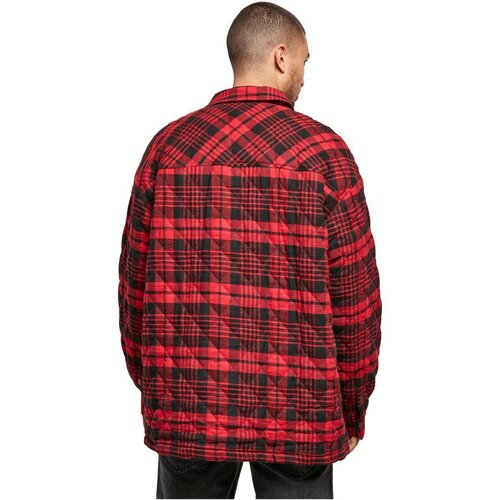 Southpole Southpole Flannel Quilted Shirt Jacket darkred XXL