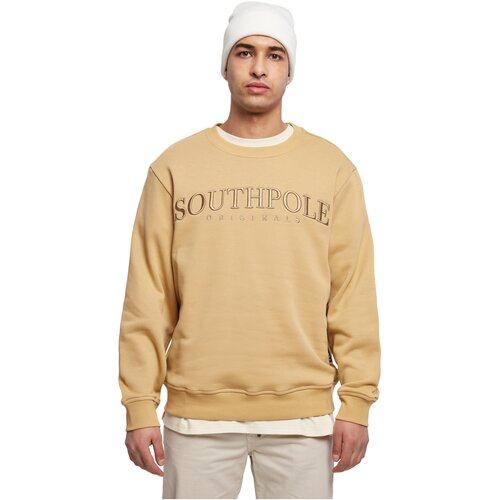 Southpole Southpole Script 3D Embroidery Crew desertsand S