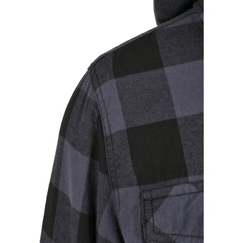 Brandit Lumberjacket hooded black/grey 3XL