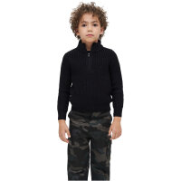 Brandit Kids Marine Troyer Pullover black 134/140