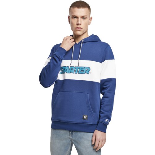 Starter Block Hoody space blue/white M