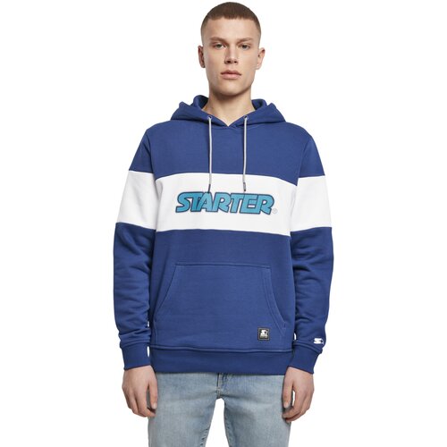 Starter Block Hoody space blue/white M