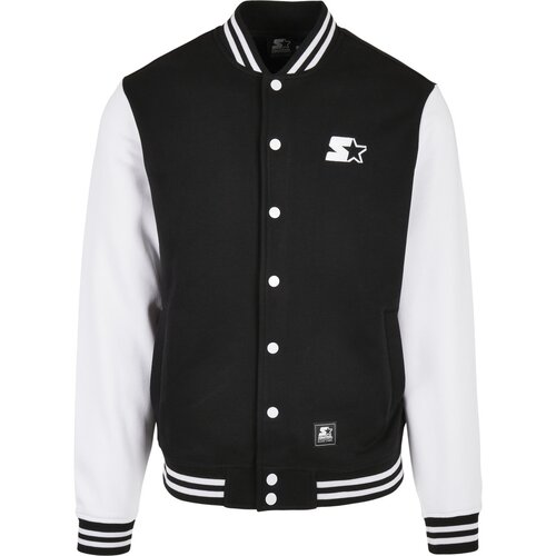 Starter College Fleece Jacket black/white XXL