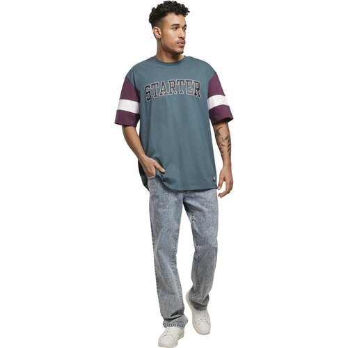 Starter Throwback Tee teal/darkviolet/white XXL