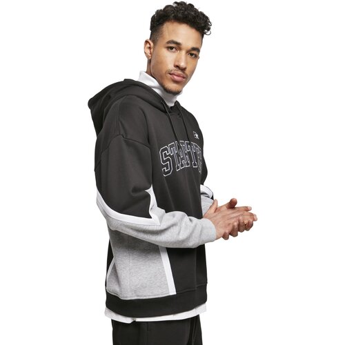 Starter Throwback Hoody black/heathergrey L