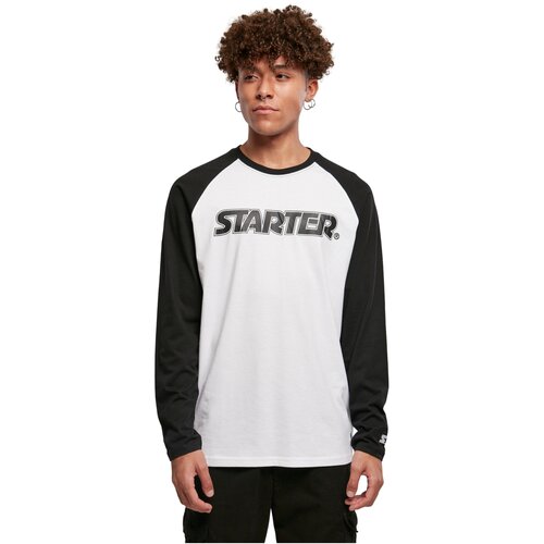 Starter Raglan Longsleeve white/black M